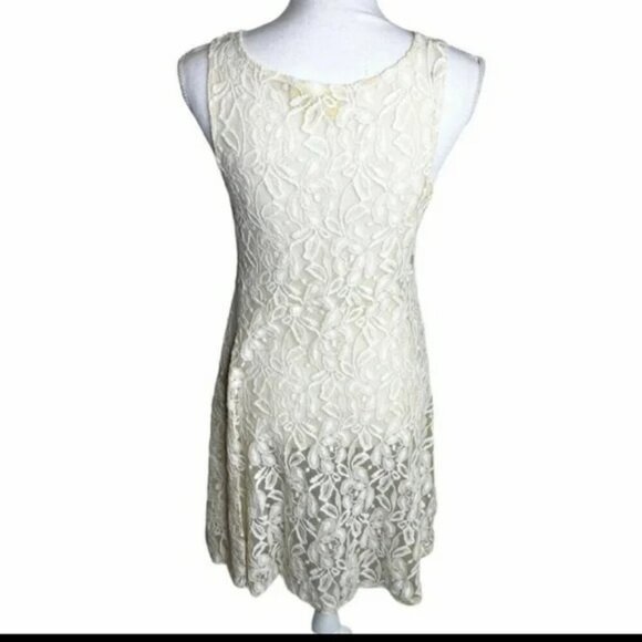 Free People Lace for Miles White Mini Dress - Picture 4 of 6